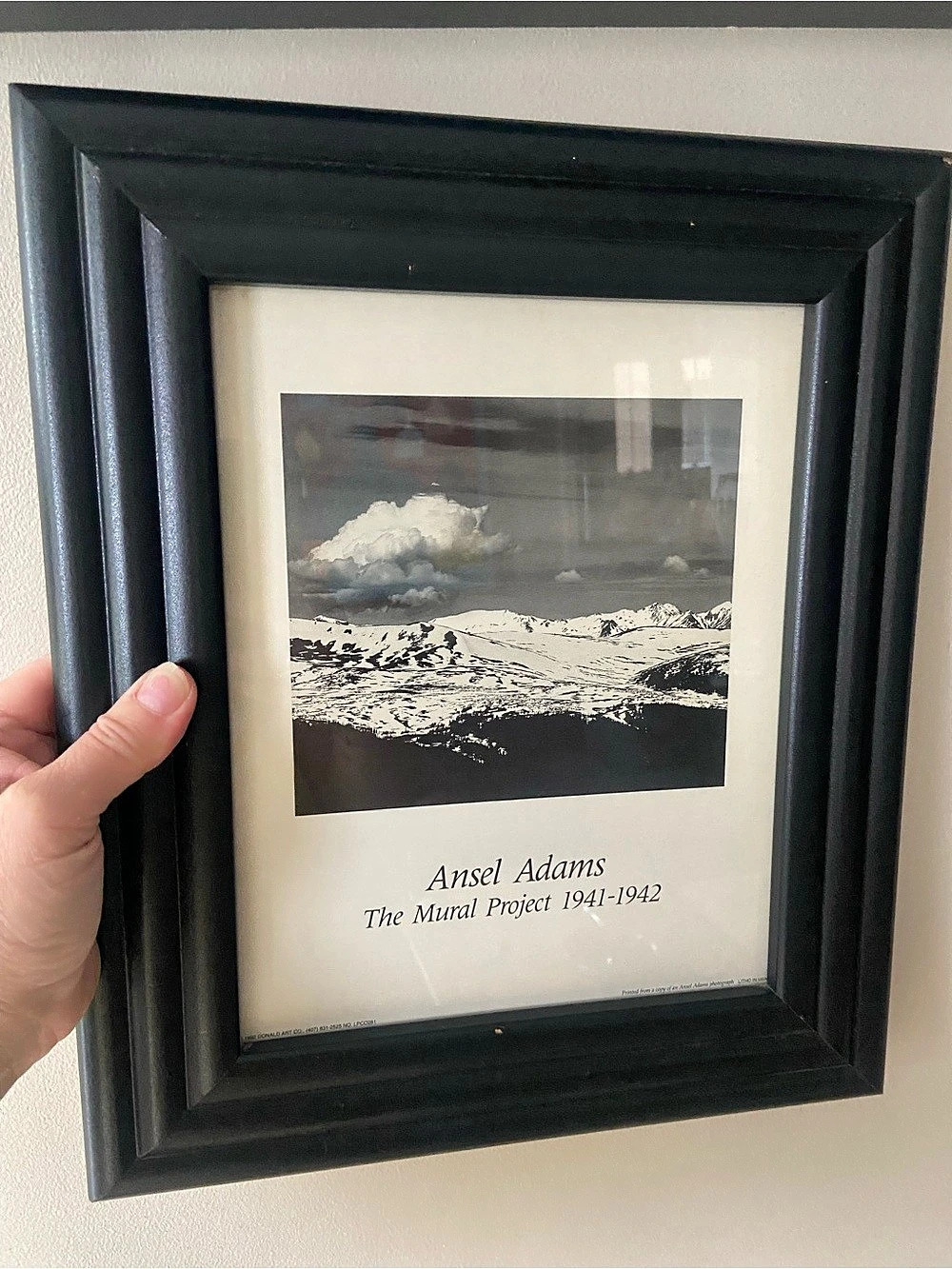 1992 Reproduction Ansel Adams The Mural Project 1941-1942 Lithographic Print Fra